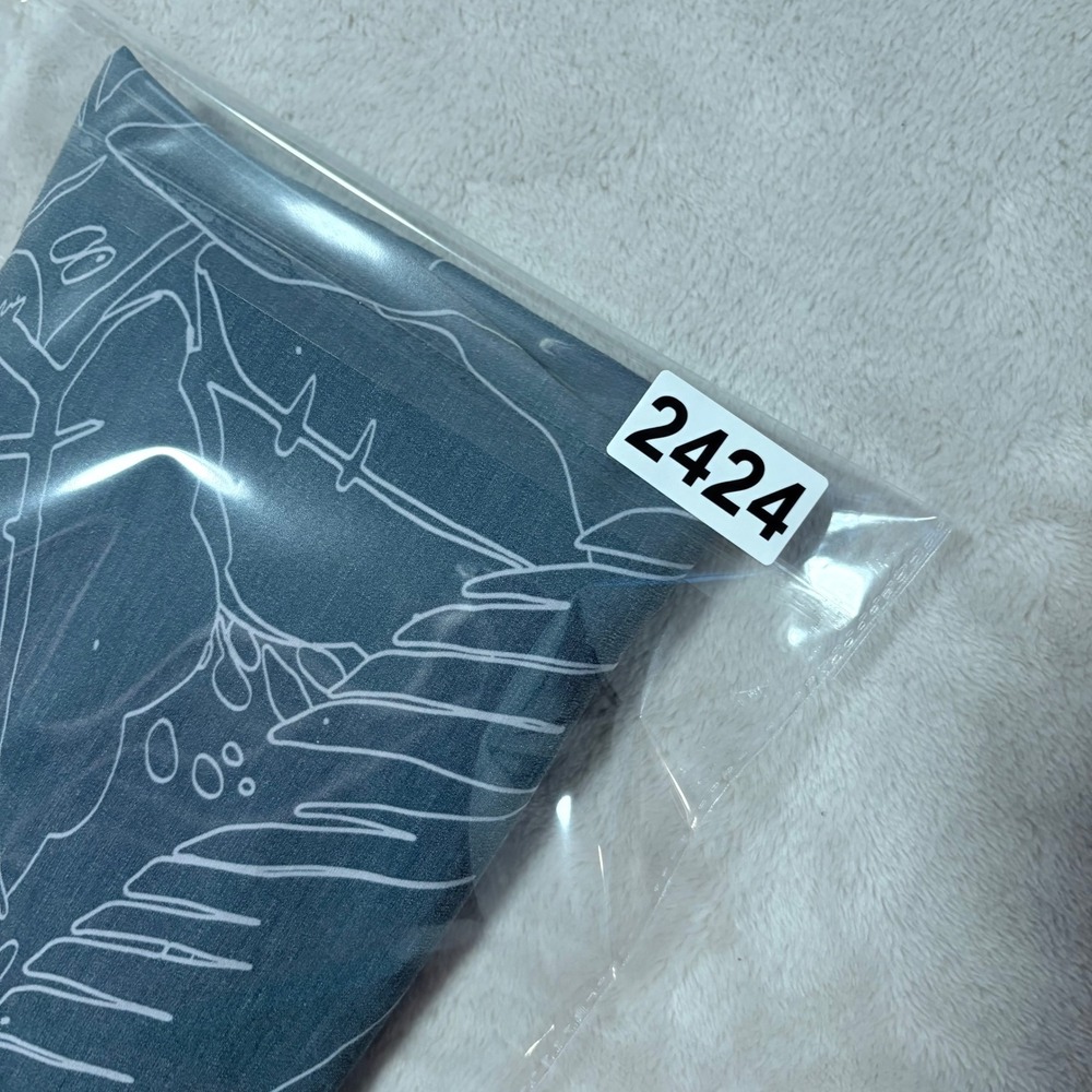 Vuori Cape Performance Shorts Mens Blue Size Medium Tropical Leaf Print - Picture 8 of 8